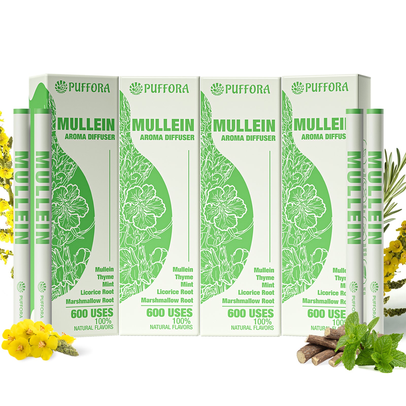 Herbal Aroma Diffuser – Fresh & Vitality Set
