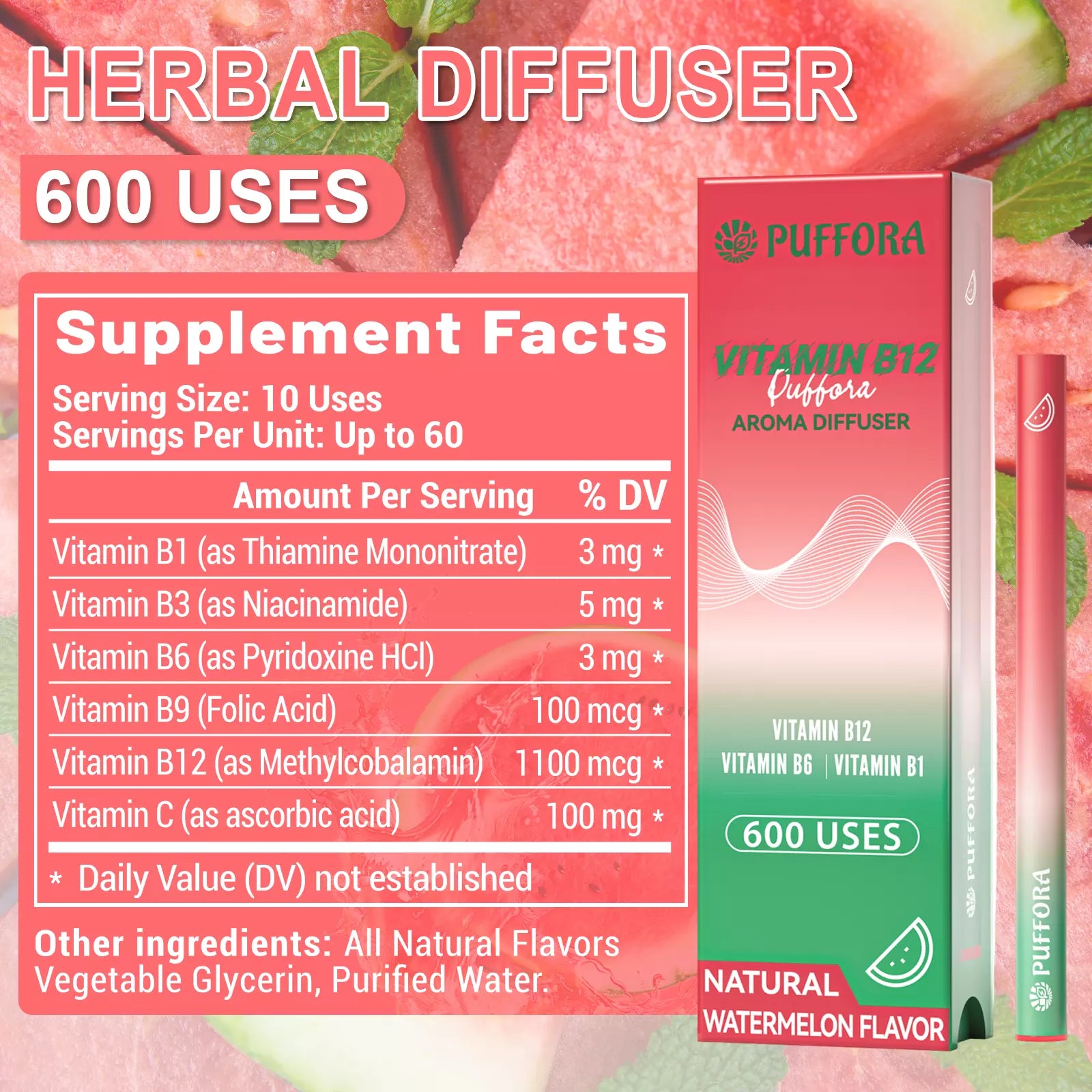 Vitamin Diffuser – Daily Refresh Set