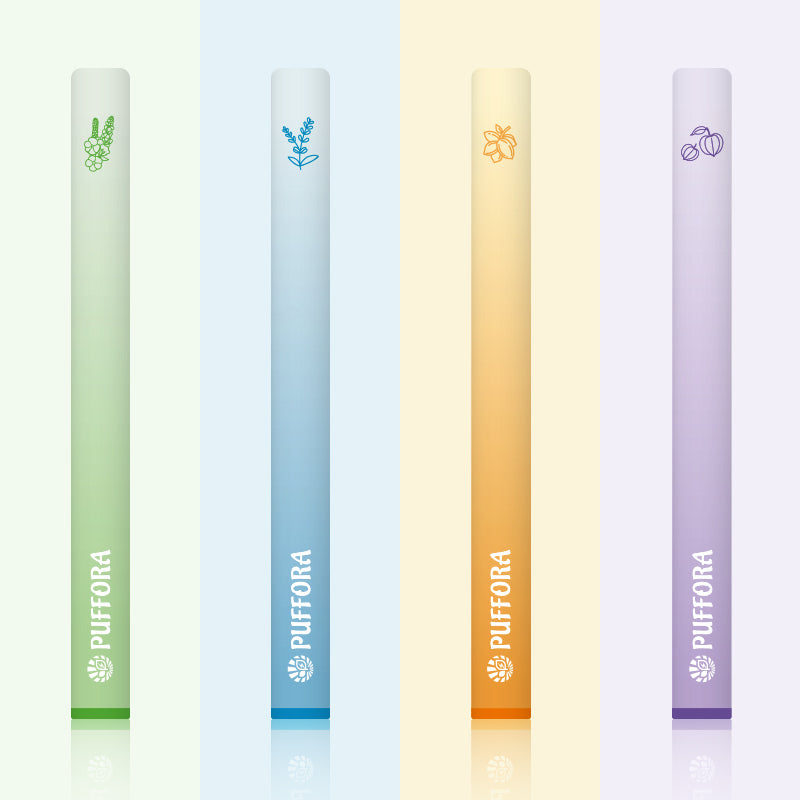 Herbal Aroma Pen 4-Pack – Complete Daily Routine Set