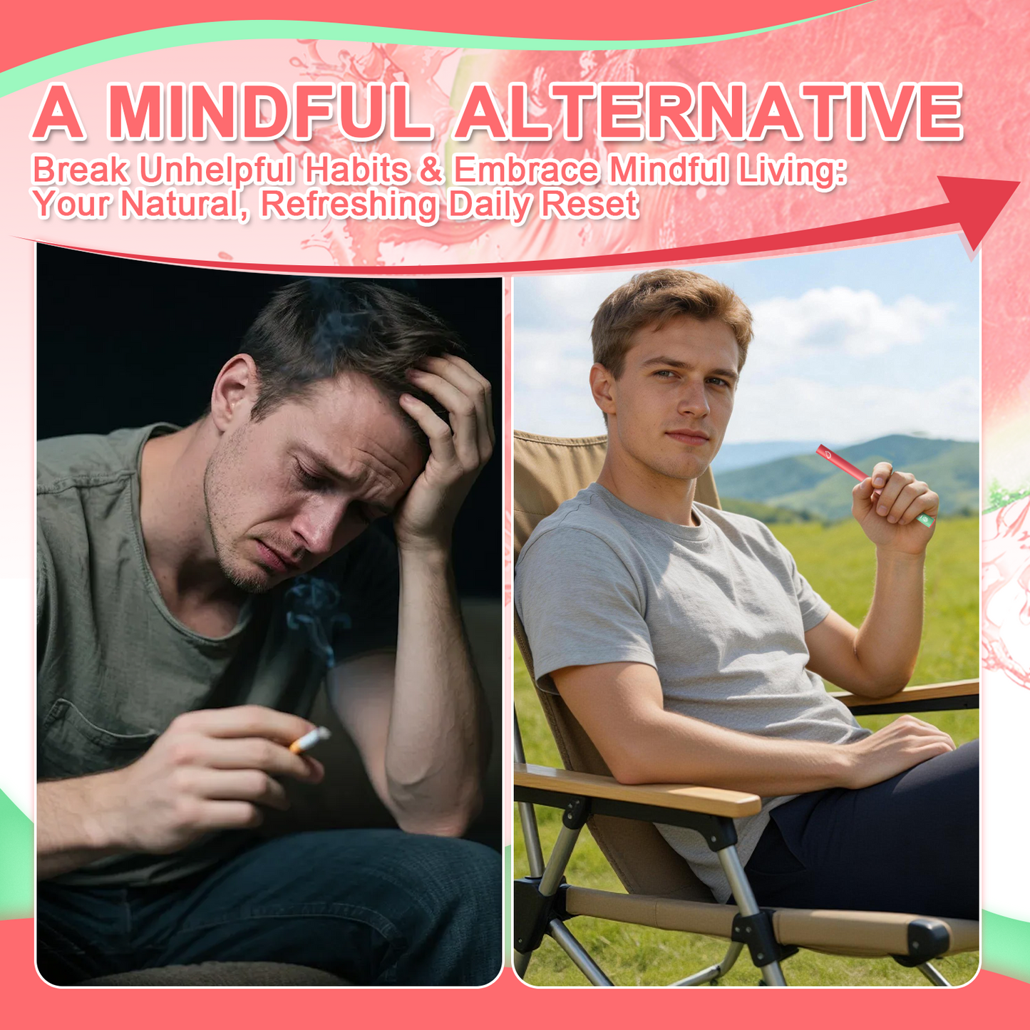 Vitamin B12 Diffuser Pen, Vitamin B12/B6/B1, Support for Energy & Focus Boost, Body Relaxation, Natural Alternative