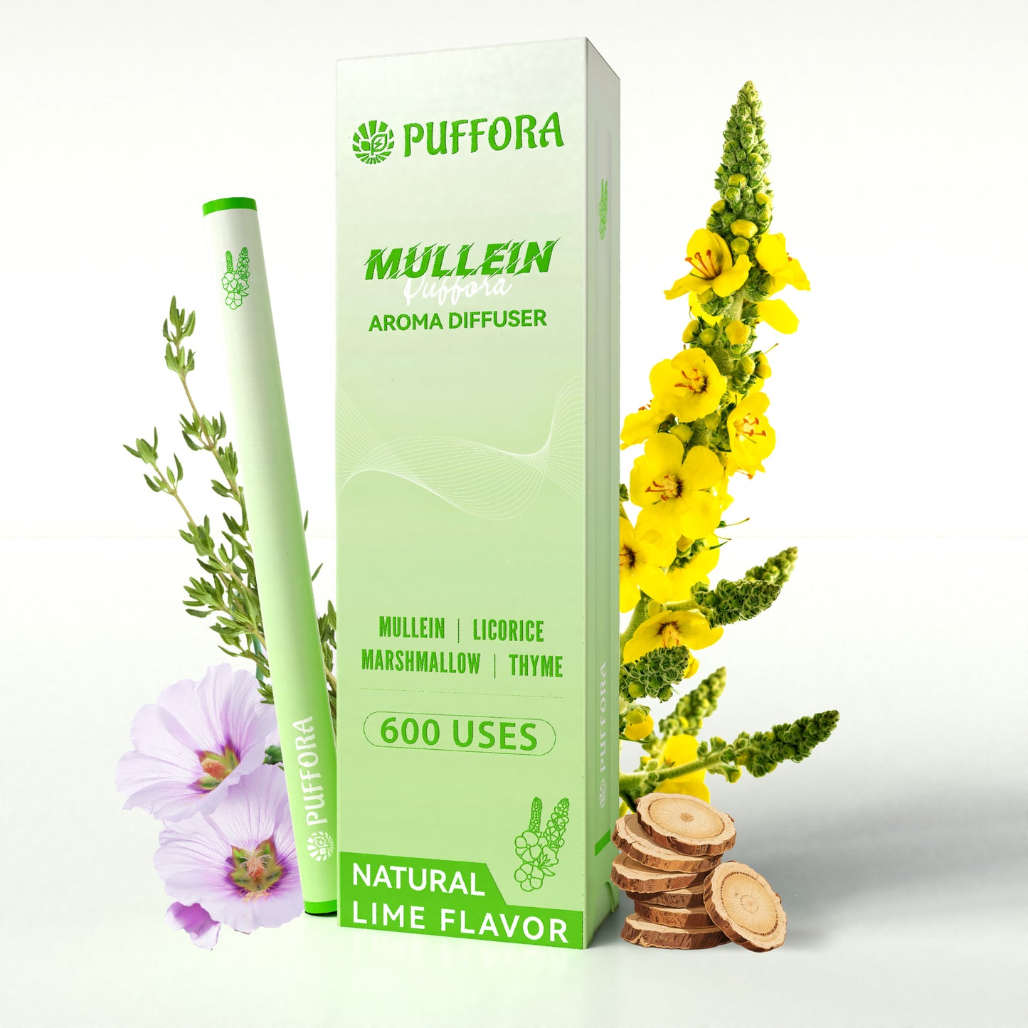 Portable Herbal Revitalizing care, lung detoxification and oral air freshening, herbal diffusion stick